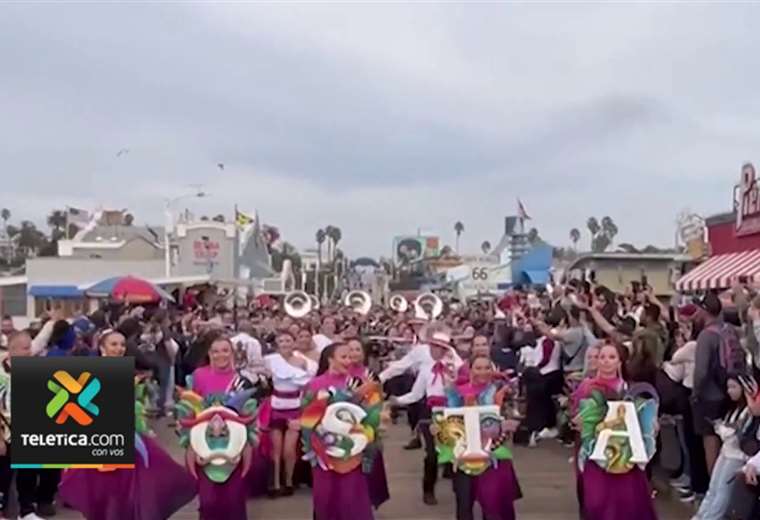 Banda de Zarcero puso el baile en muelle de Santa Mónica previo a