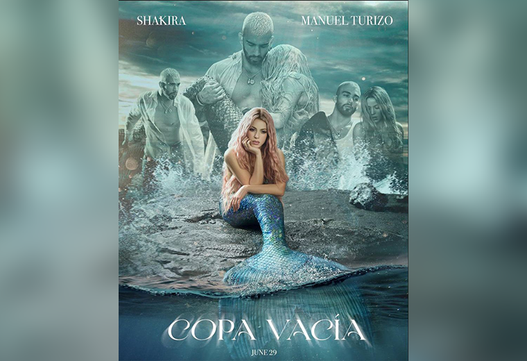 Shakira se convierte en sirena en Copa vacía Teletica