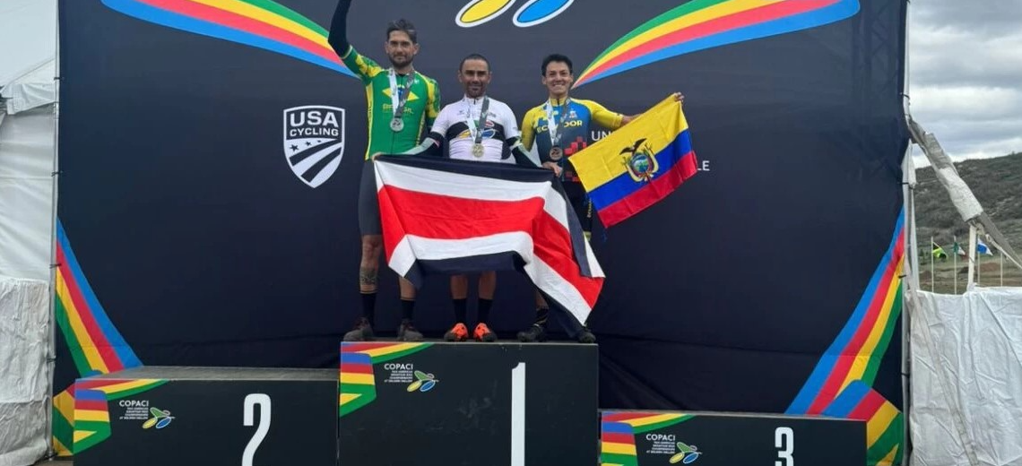 Tico se coronó campeón panamericano máster de ciclismo de montaña