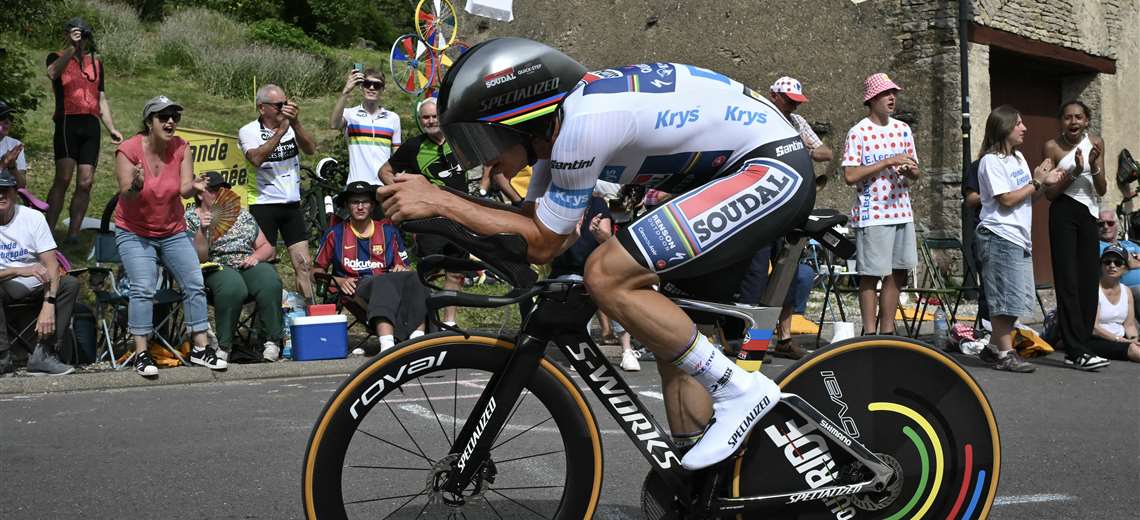 Tour De Francia Evenepoel Gana Contrarreloj Y Recorta Distancia Con El