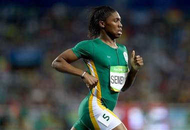 La atleta sudafricana Caster Semenya. 
