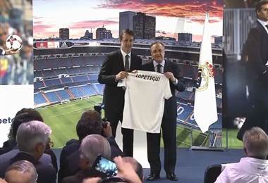 Presentación de Julen Lopetegui como técnico del Real Madrid.|realmadrid.com