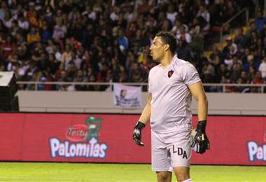Esteban Alvarado disputó su único partido con Alajuelense durante los 90 Minutos por la Vida.|Fernando Araya