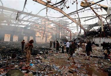 Muertes en Yemen por bombardeos