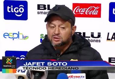 Jafet Soto le puso picante al juego del próximo domingo ante Saprissa