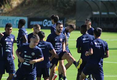 Entrenamiento de la Selección Nacional en el Proyecto Gol.| Fernando Araya
