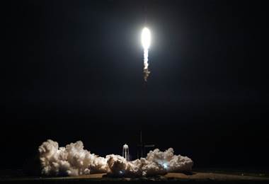 SpaceX lanza una nueva cápsula espacial. AFP