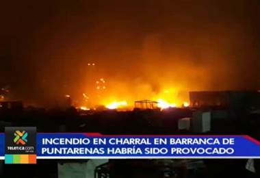 Vandalismo sería la causa de incendio que afectó parte de un plantel del ICE en Puntarenas