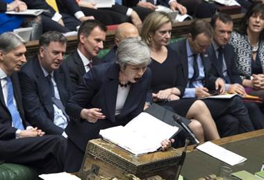 Theresa May. AFP
