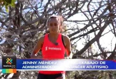 Jenny Méndez dejó su trabajo de administradora para dedicarse al atletismo