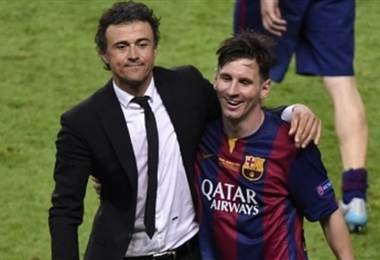 Luis Enrique admite un encontronazo con Messi cuando entrenaba al Barça