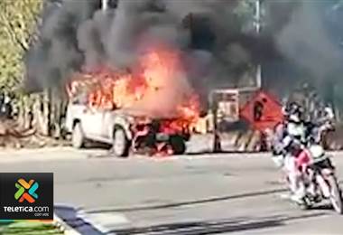 Cuerpo de Bomberos registra 125 incidentes de fuego en vehículos en las últimas horas