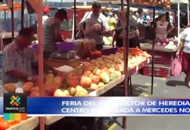 Feria Del Agricultor De Heredia Centro Se Trasladara A Mercedes Norte Teletica