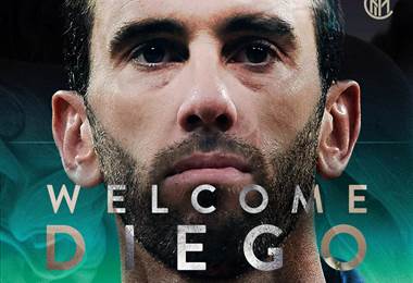 Diego Godín, nuevo jugador del Inter de Milan | Inter de Milan en Twitter