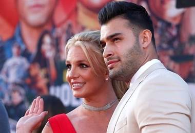 Britney Spears y su novio Sam Asghari 