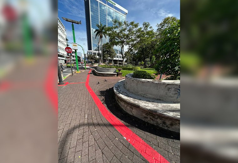 Municipalidad de San José sobre línea roja: 'No genera ningún daño'