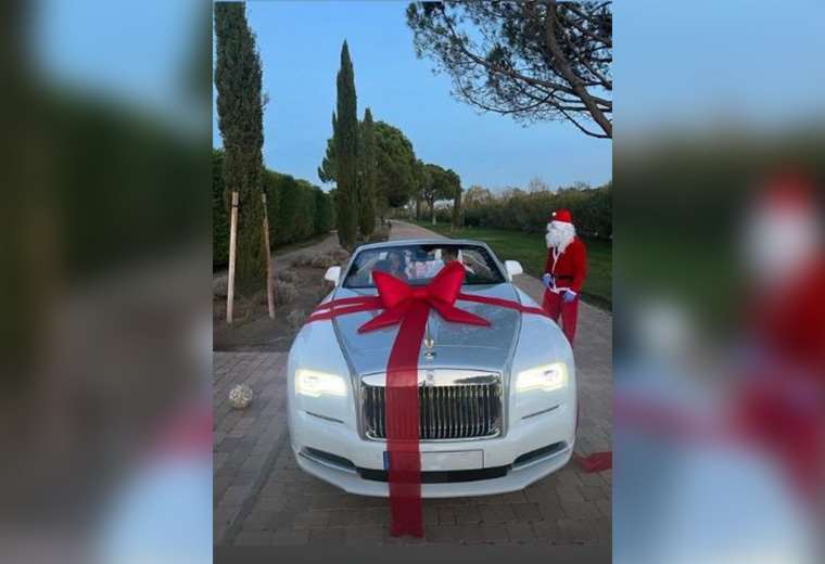 Georgina Rodríguez sorprendió a Cristiano Ronaldo con un lujoso regalo navideño