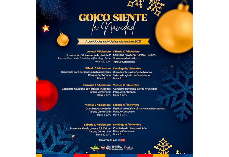 Municipalidad de Goicoechea inaugura la Navidad con gran iluminación