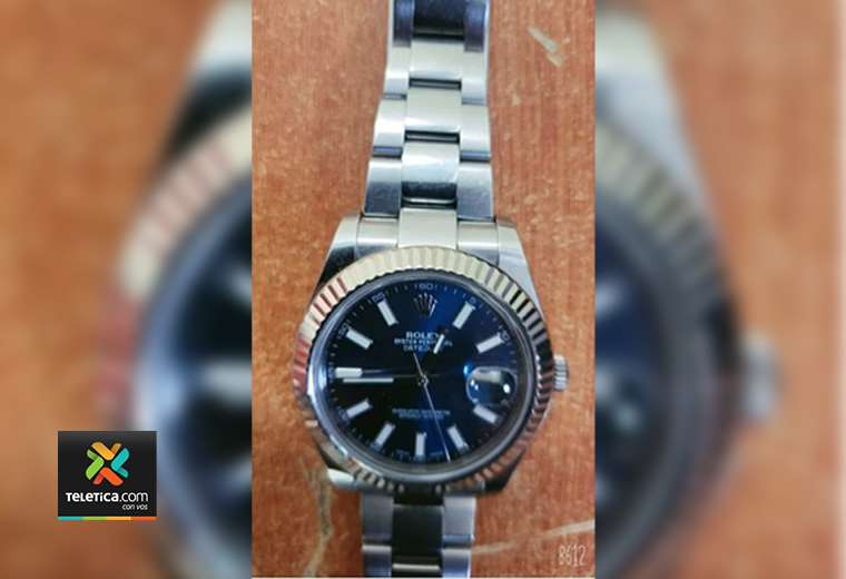Evidencia, reloj Rolex robado