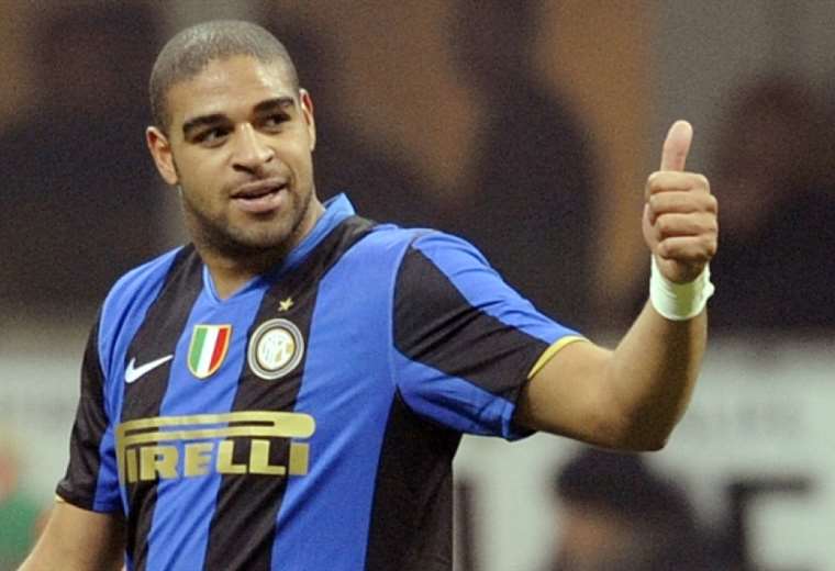 Adriano, exjugador del Inter de Milán.