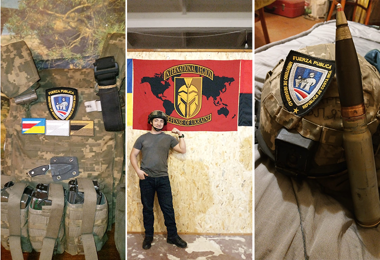 Tico formado en la Fuerza Pública combate como soldado en Ucrania