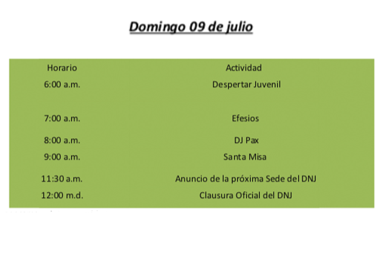 Miles de jóvenes se reunirán este fin de semana en el Día Nacional de la Juventud (DNJ)