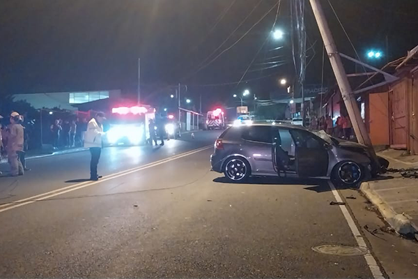 Accidente de tránsito en Alajuela