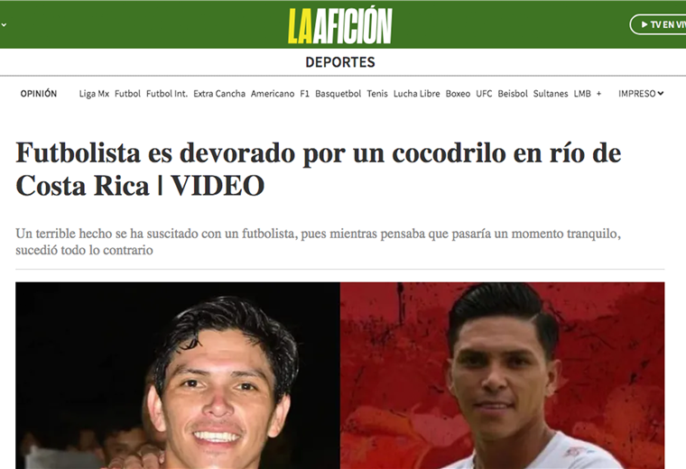 Medios internacionales destacan muerte de joven por cocodrilo