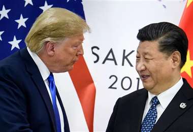 Donald Trump y Xi Jinping 