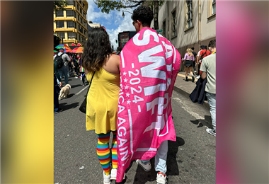Marcha de la Diversidad 2024, fotografias compartidas por la periodista Nayuribe Vargas