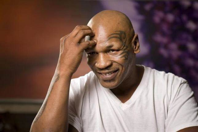 El campeón estadounidense de boxeo, Mike Tyson. 