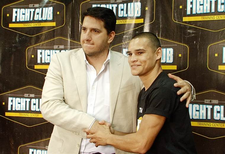 El boxeador David "Medallita" Jiménez. 