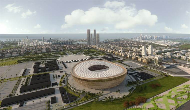 Estadio de la final del Mundial de Catar-2022 está "terminado al 98,5%"