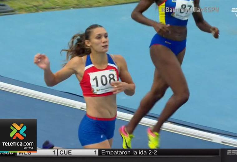 Andrea Vargas vuela en los 100 metros vallas y se deja el oro en Brasil