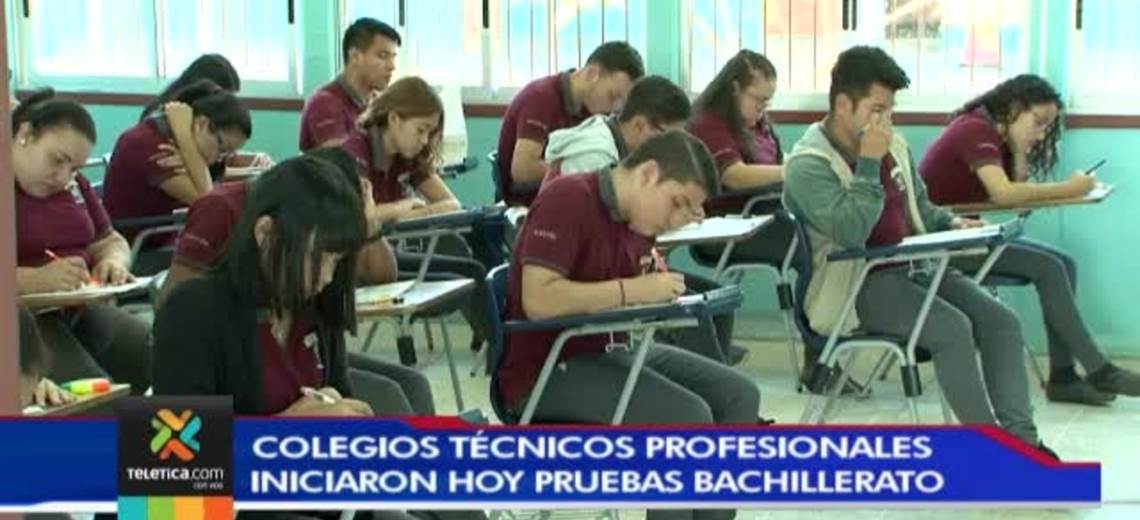 Colegios Técnicos Iniciaron Pruebas De Bachillerato Este Jueves Teletica 7166