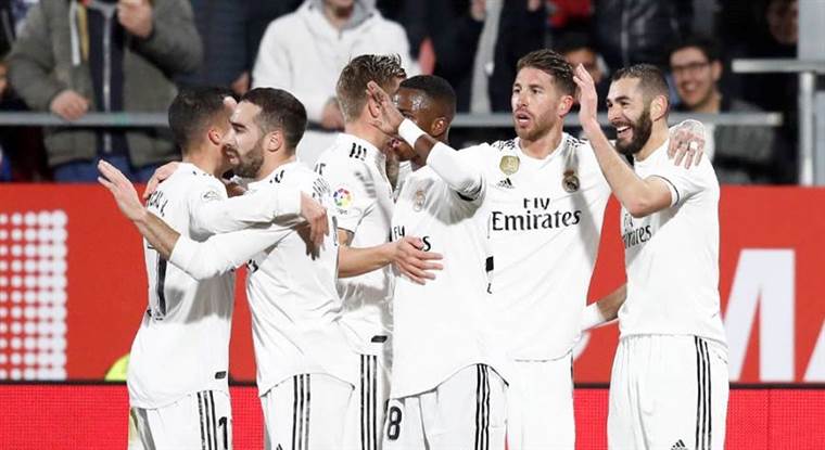 Real Madrid gana 3-1 al Girona y se mete en semifinales de Copa del Rey