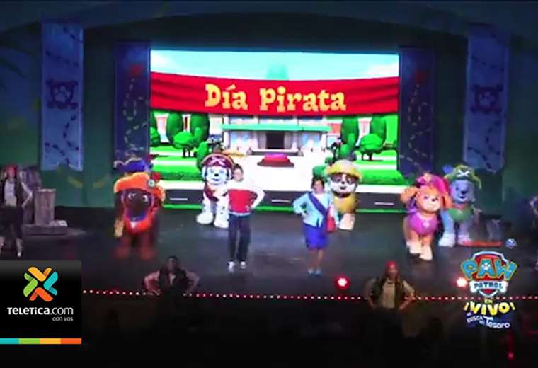 Paw Patrol llega a Costa Rica con un espectáculo de piratas que deleitará a los más pequeños