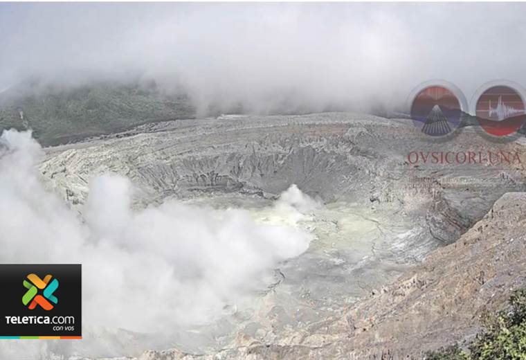 Volcanes Rincón de la Vieja y Poás muestran mucha más estabilidad