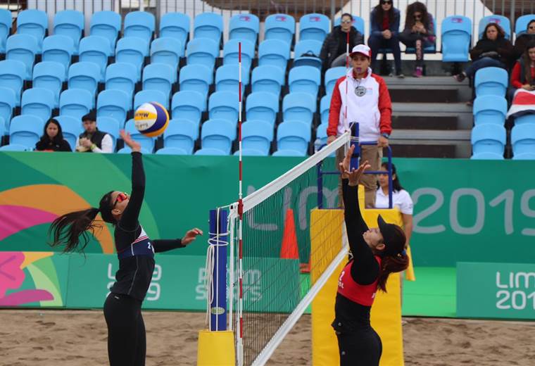 Costa Rica debuta con triunfo en voleibol de playa en los Juegos