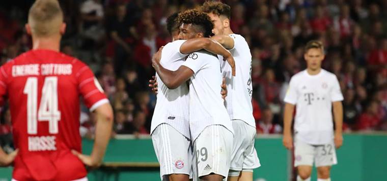 Bayern Munich supera con comodidad la primera ronda de Copa alemana