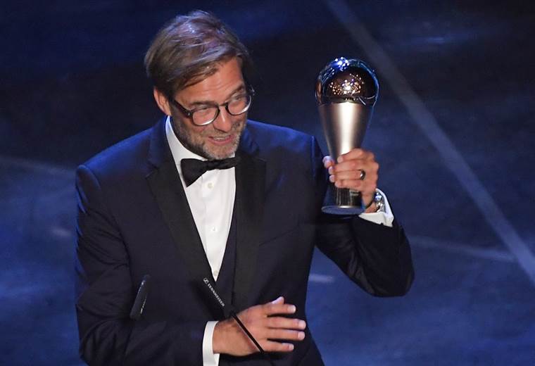 Jürgen Klopp gana el premio The Best al mejor entrenador del año