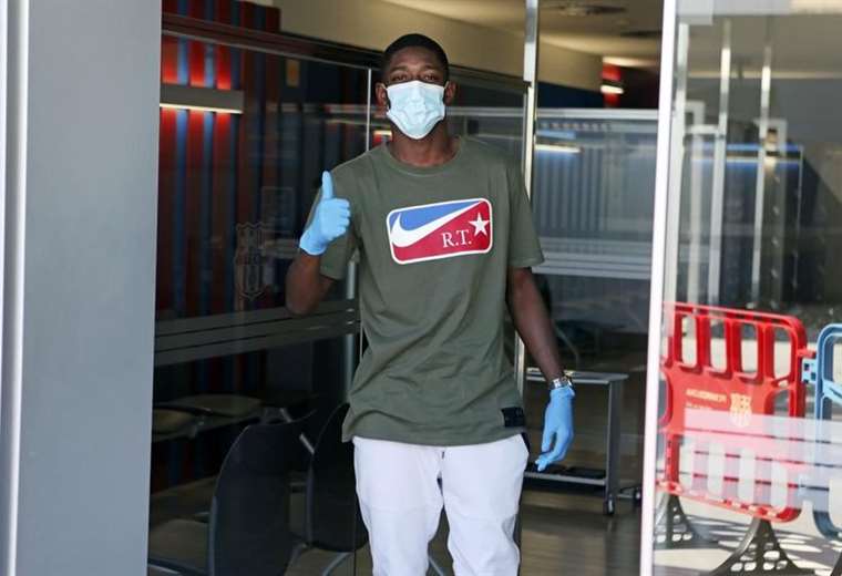 Dembélé se recupera en Barcelona tras pasar el test del coronavirus