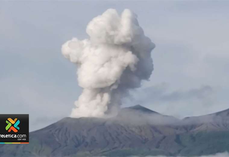 Video: Volcán Rincón de la Vieja registró nueva erupción este sábado