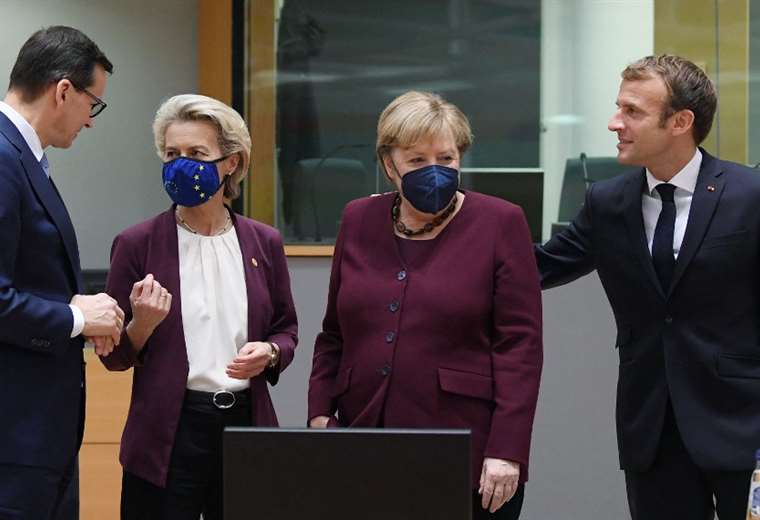 Líderes europeos rinden homenaje a Angela Merkel
