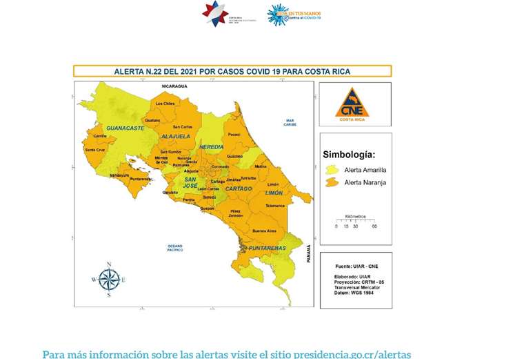 Elevan alerta en 27 cantones por "explosión" de contagios COVID-19