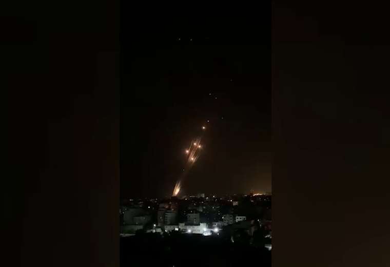 Video: Israel intercepta misiles lanzados por Hamas
