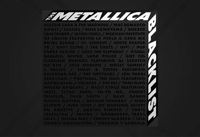 Nuevo disco de Metallica incluye a J Balvin, Juanes y Mon Laferte