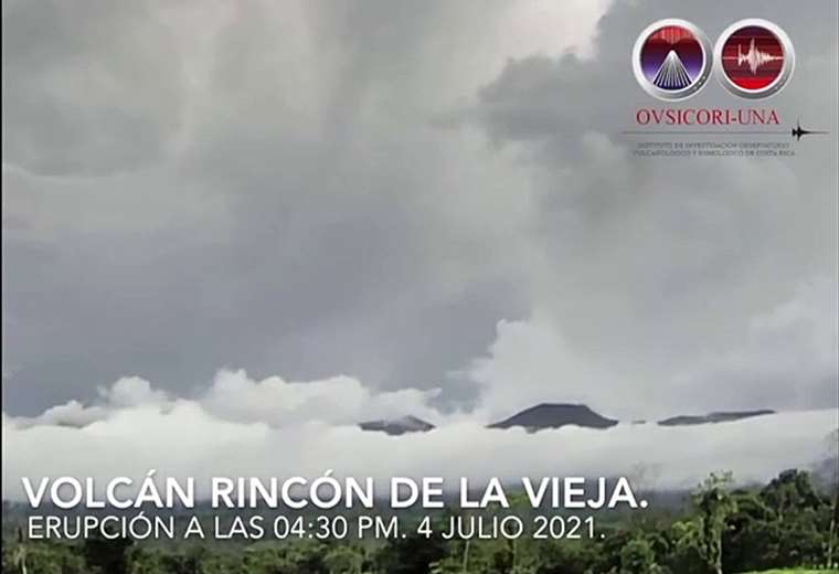 Video: Nueva erupción en volcán Rincón de la Vieja