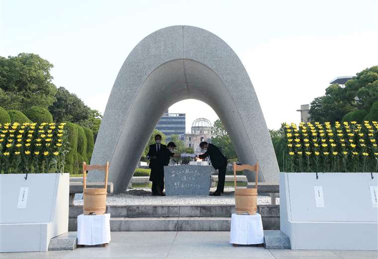 Japón conmemora 76 años de la bomba atómica de Hiroshima