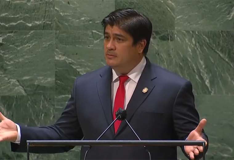 Presidente Alvarado expresa preocupación por Nicaragua en Asamblea de la ONU
